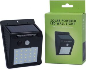 Solar Powered Led Wall Light - Shimshal Adventure Shop