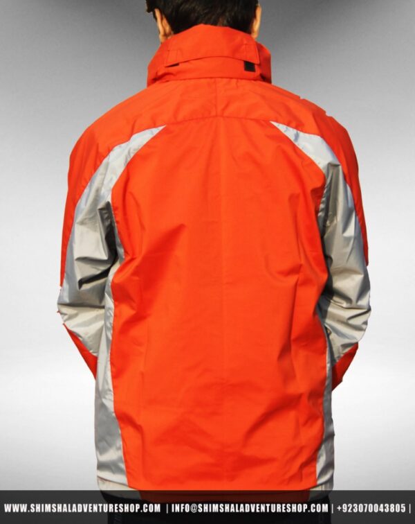 Water Proof Parka Jacket ORANGE - Shimshal Adventure Shop
